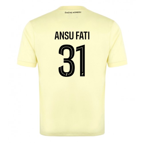 AS Monaco Ansu Fati #31 Rezervni Dres 2025-26 Kratak Rukav
